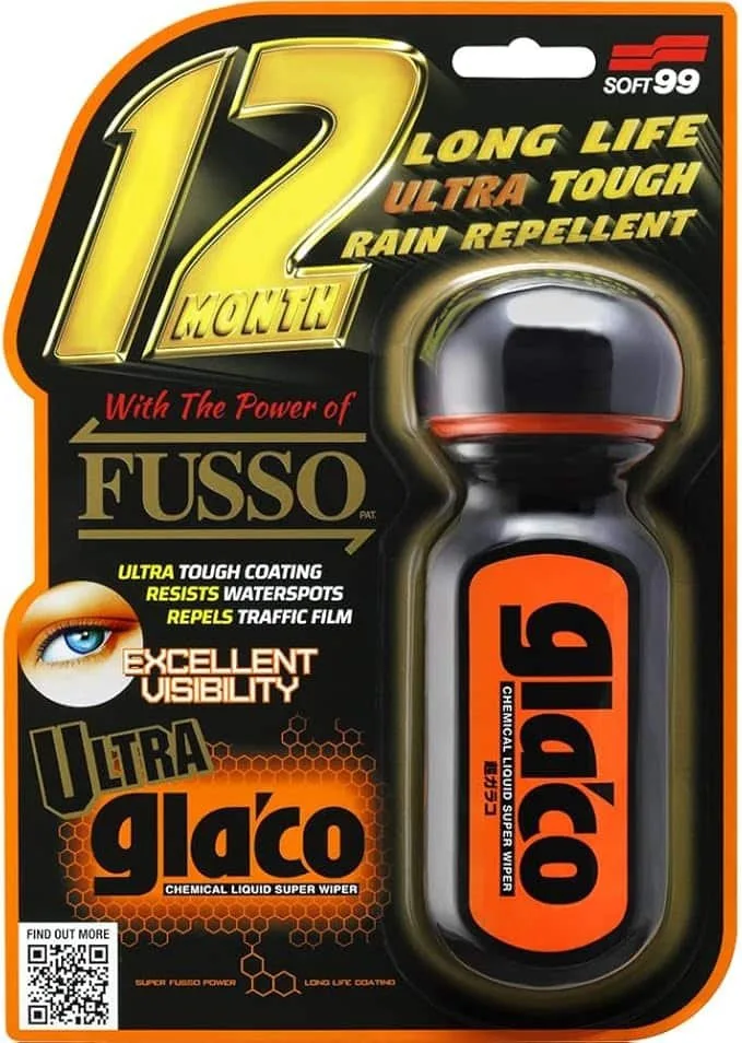 SOFT99 Ultra Glaco Rain Repellent – Long-Lasting Windshield Protection 70 ml