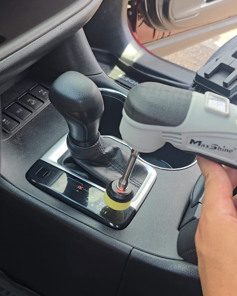 Deep seat cleaning as part of Premium Interior Detail service using professional extraction to remove dirt and odors