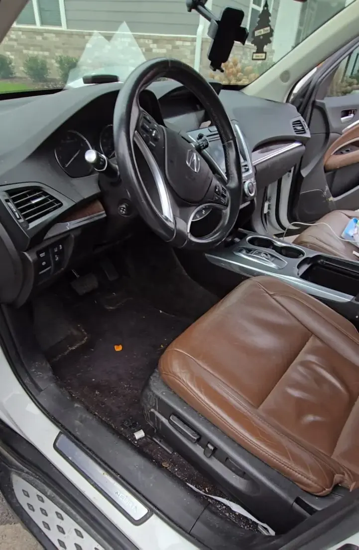 Before and after mobile auto detailing in Nashville - Grandett Auto Detailing